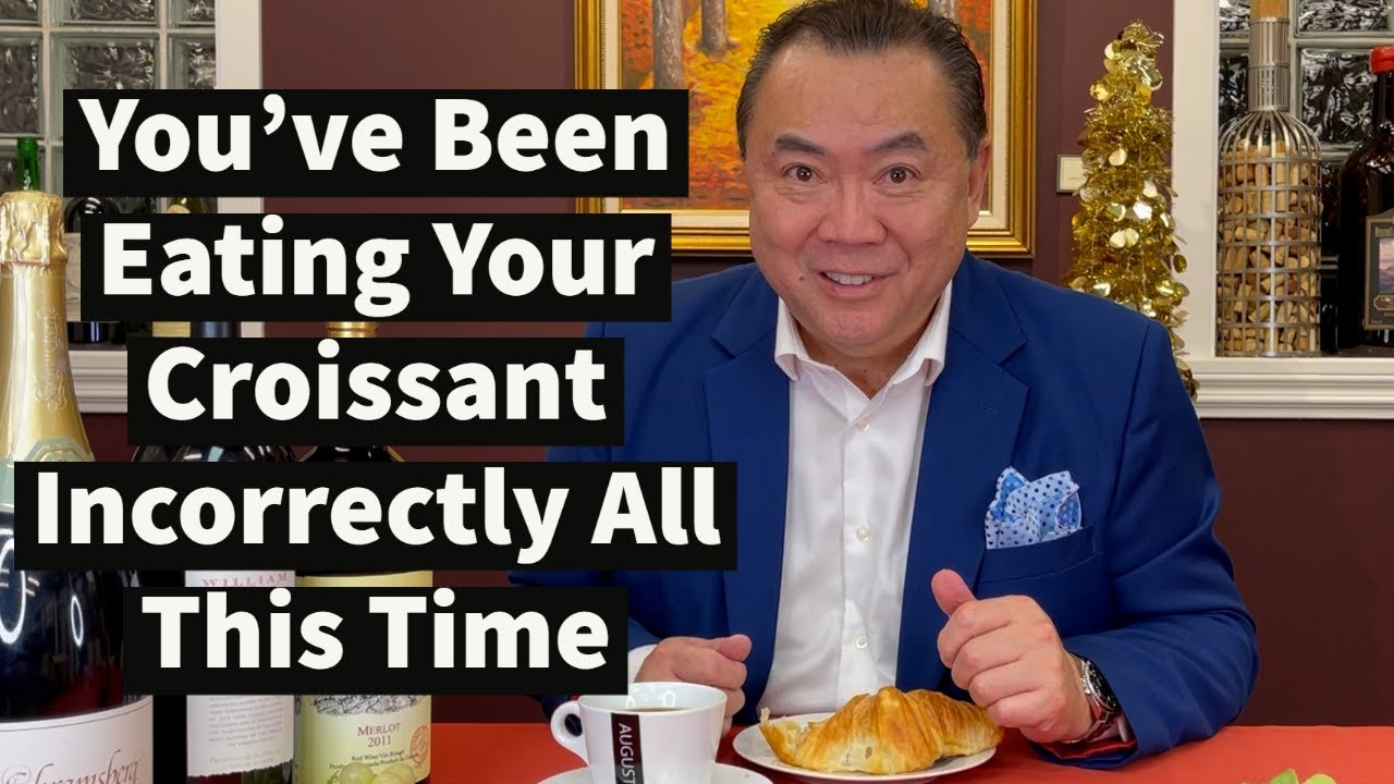 How To Properly Eat A Croissant | Dining Etiquette | APWASI | Dr. Clinton Lee