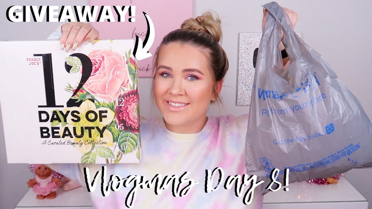 HUGE DRUGSTORE MAKEUP HAUL! + GIVEAWAY! VLOGMAS DAY 8