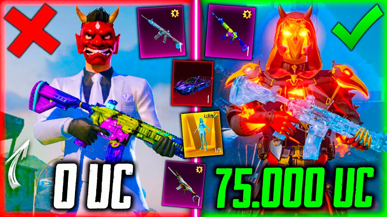 🔥 ПРОКАЧАЛ ЗАВОЕВАТЕЛЯ на 75000 UC В PUBG MOBILE! ПРОКАЧКА АККАУНТА В ПУБГ МОБАЙЛ / PAGANI, ЗОЛОТО