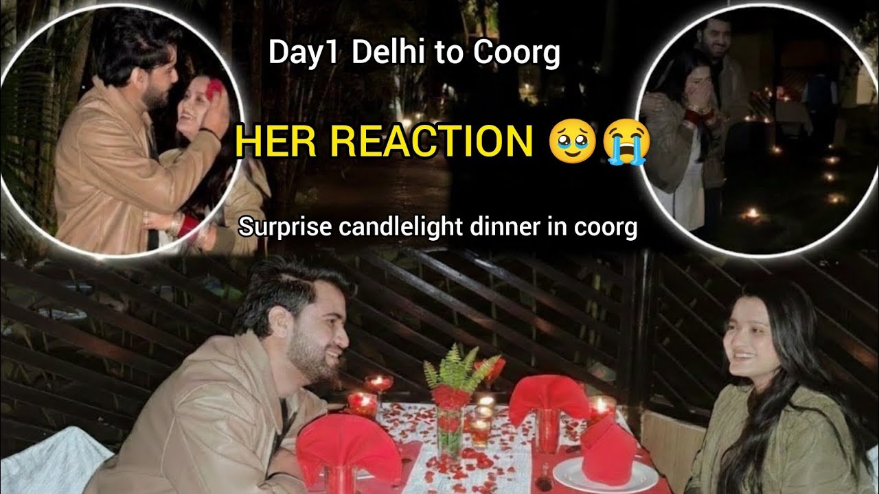 @kkforevervlogs She had NO idea! 😭 Our Dreamy First Trip after Wedding | Delhi to Coorg Day 1