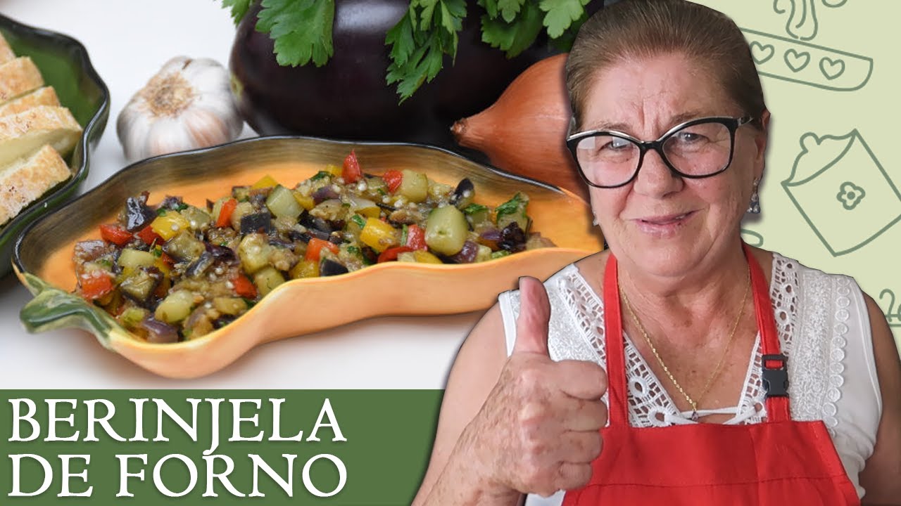 COMO FAZER BERINJELA DE FORNO FÁCIL E RÁPIDO | Delícias da Vandinha