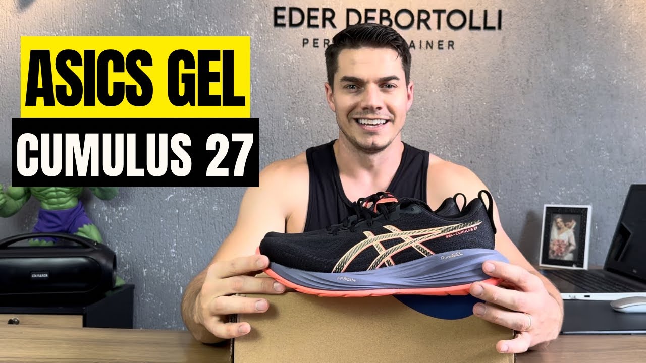 Asics Gel CUMULUS 27 -  t&ecirc;nis de corrida vers&aacute;til! #asics #gel #cumulus 