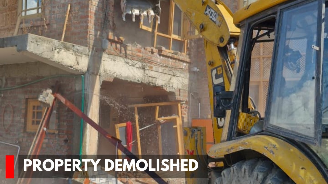 Srinagar: Drug Peddler&rsquo;s Property Worth Rs 2 Cr Demolished
