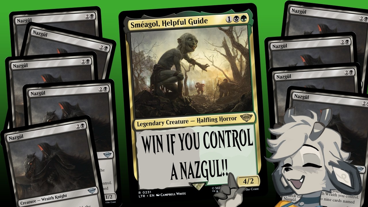 This Commander deck has 9 Nazgul and a Dream
