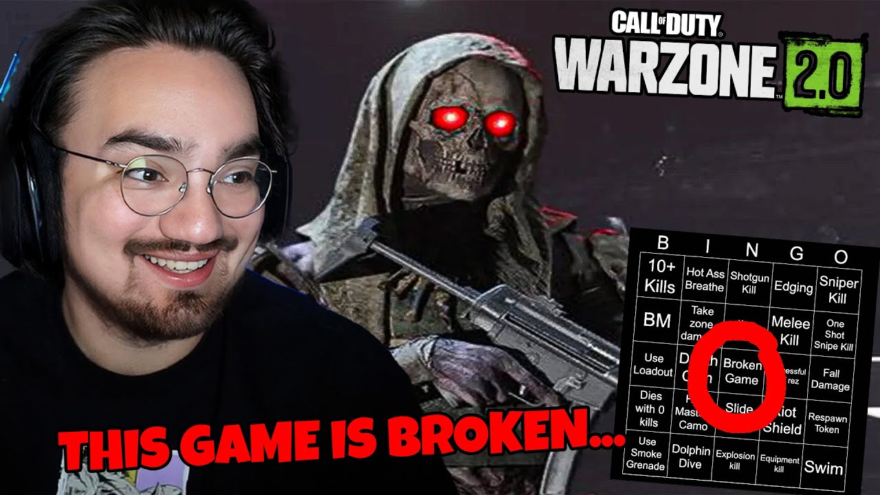 WARZONE BINGO BUT THE GAME IS BROKEN...