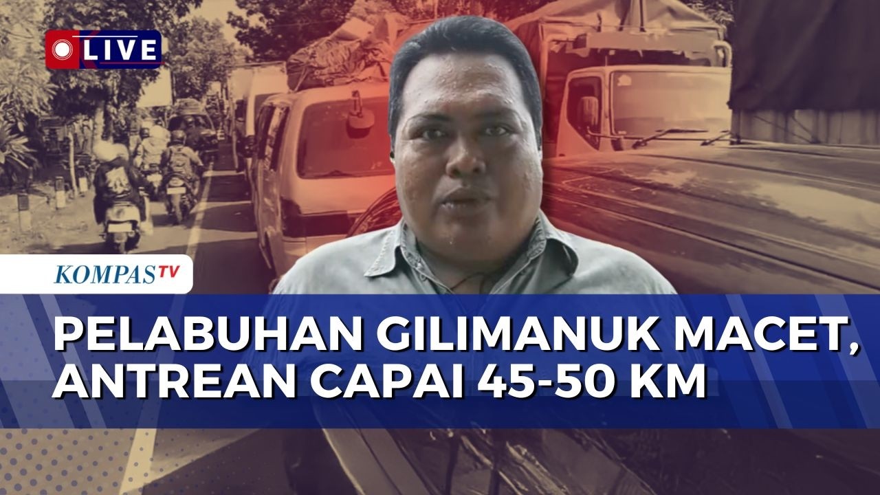 Mudik Bali-Jawa Membludak, Antrean Mengular hingga 50 Km dari Pelabuhan Gilimanuk