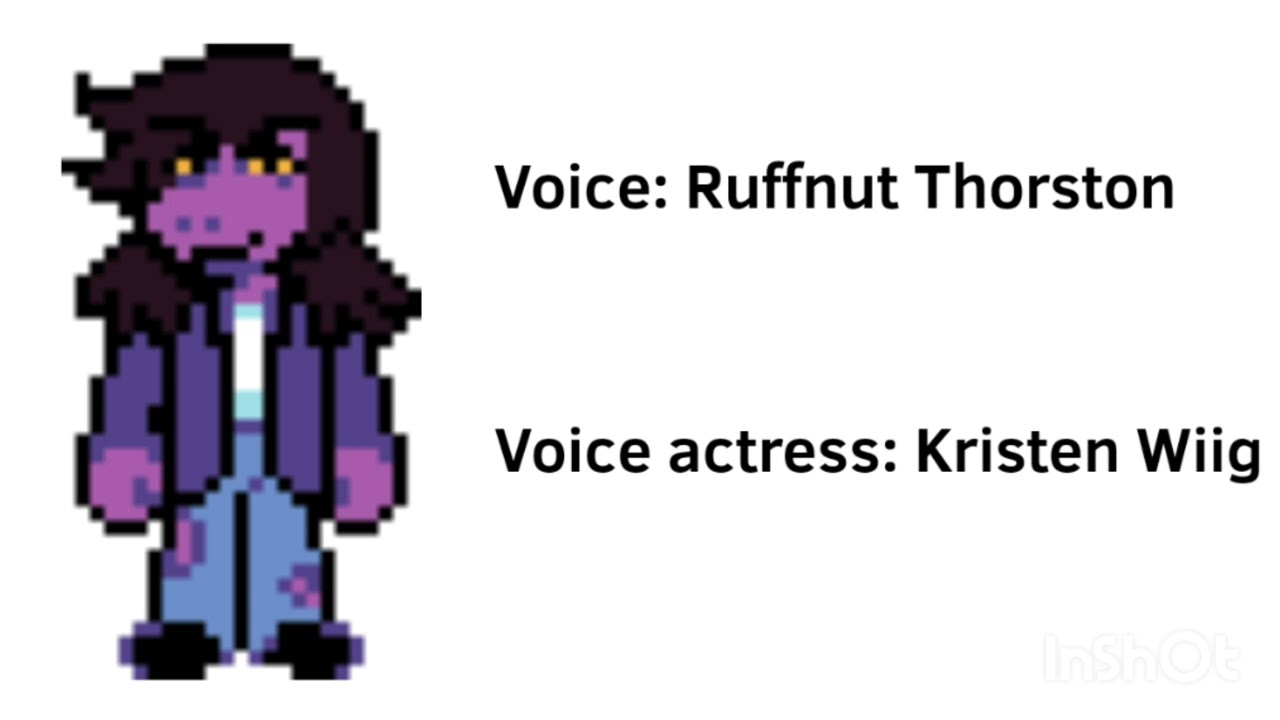 Deltarune voice hcs (Kris, Susie, Ralsei, Noelle, Berdly)