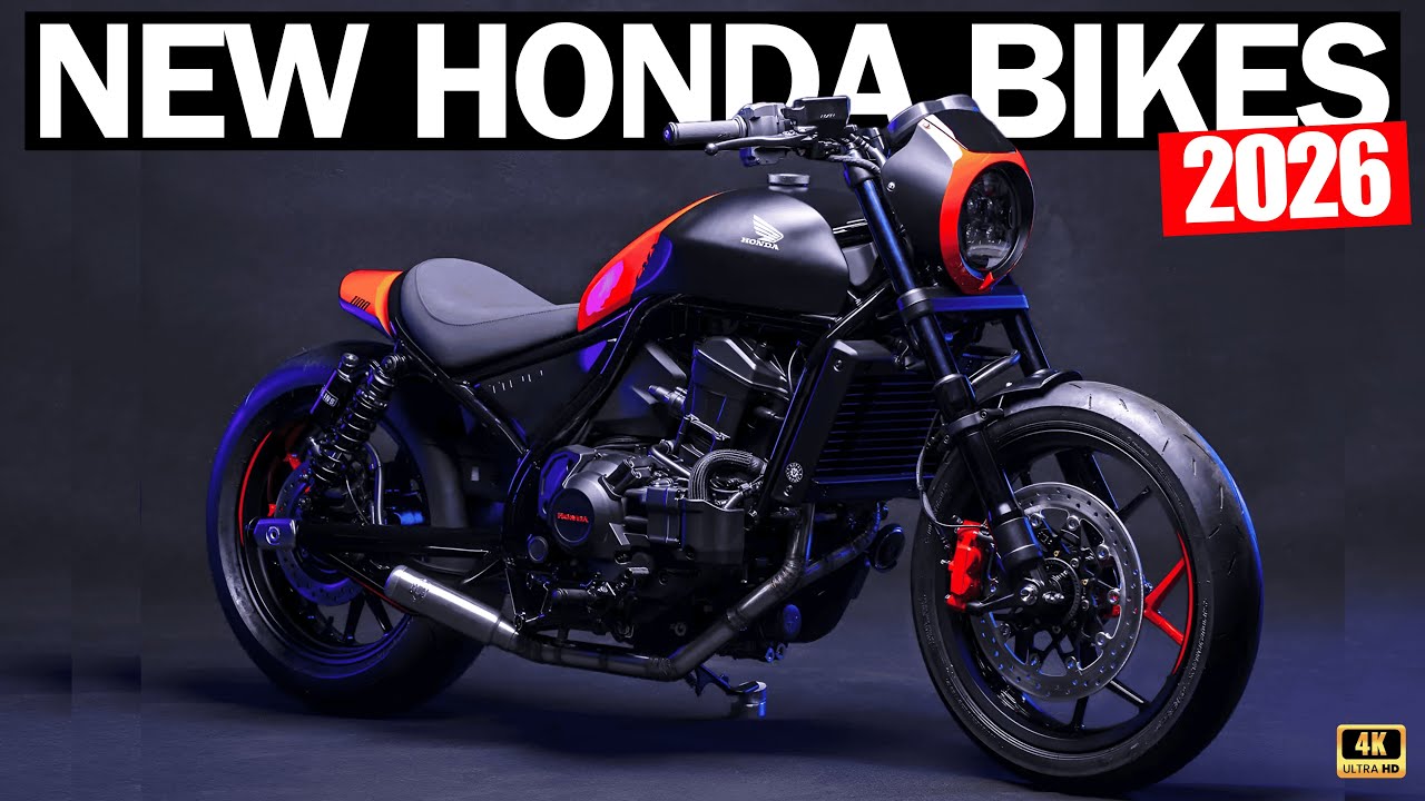 Топ-7 лучших новых мотоциклов Honda 2026 года!