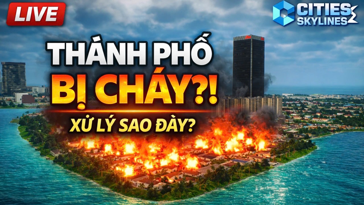 🔴 LIVE Cities Skylines 2 | Bắt Đầu Map Biển – Hành Trình Từ Con Số 0