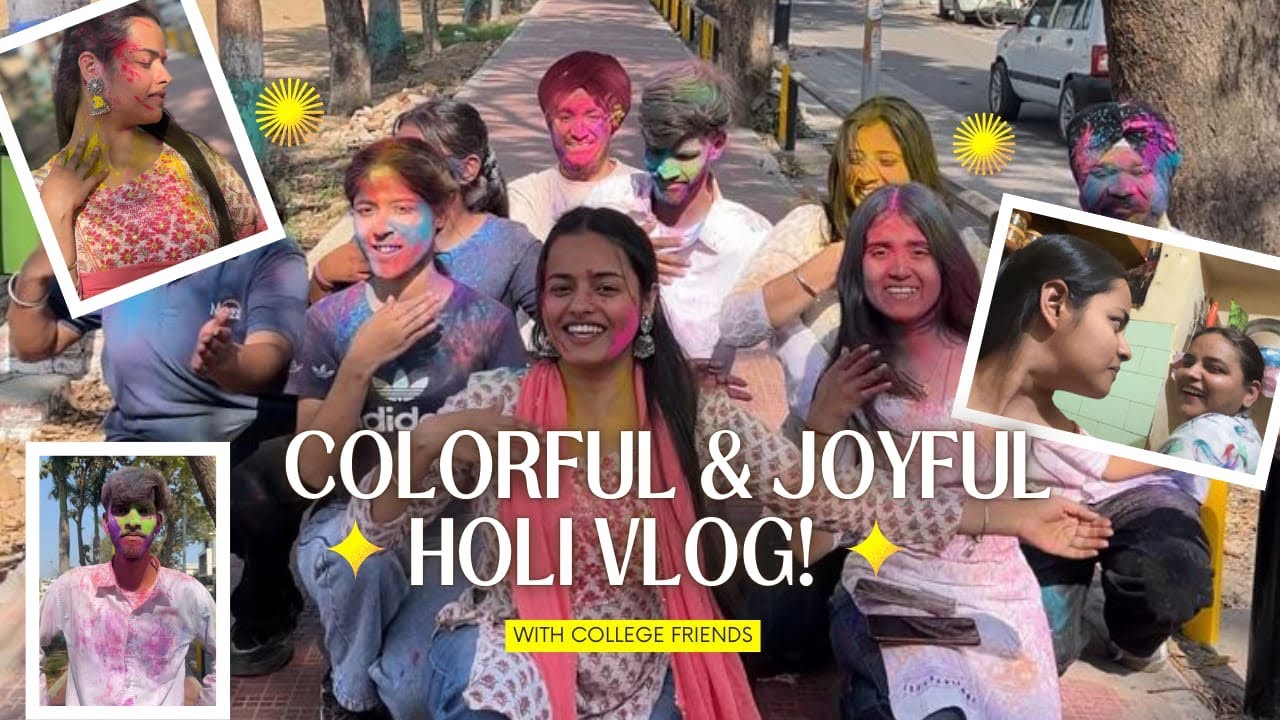 Holi Vlog | Mln College ki Holi | Fun vlog