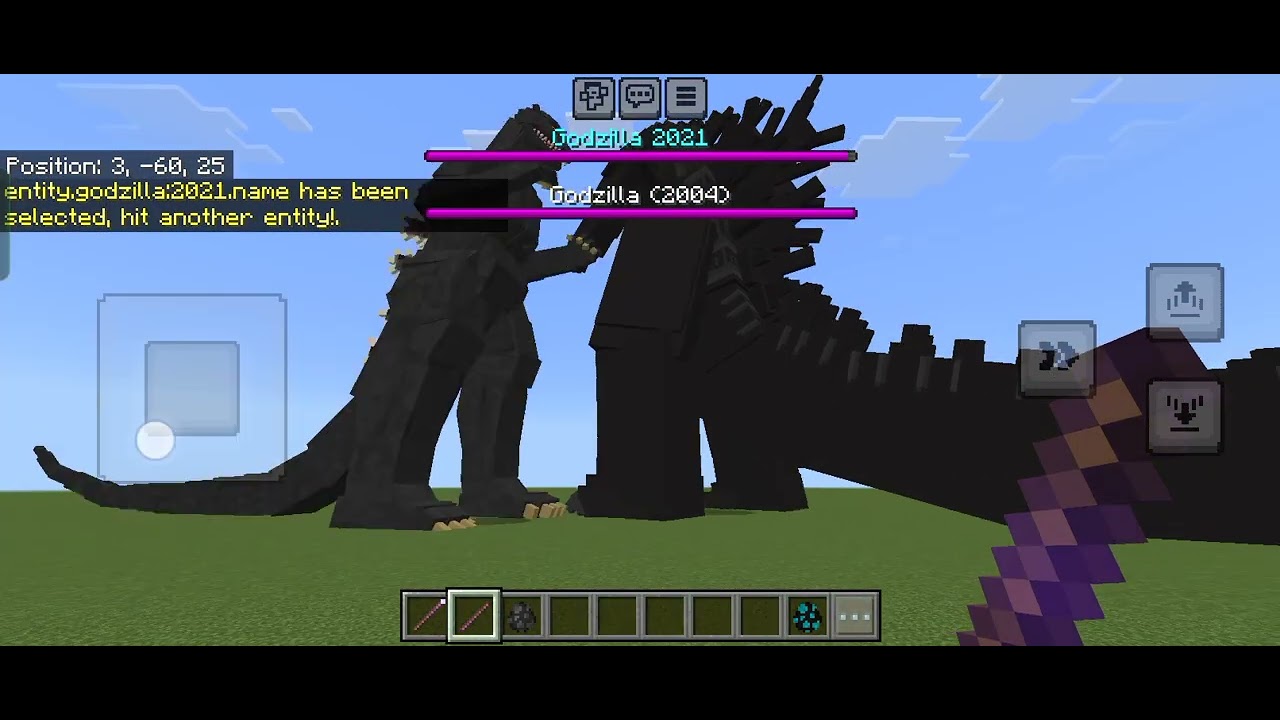 Godzilla Final War vs Godzillas In Minecraft Bedrock Mob Battles