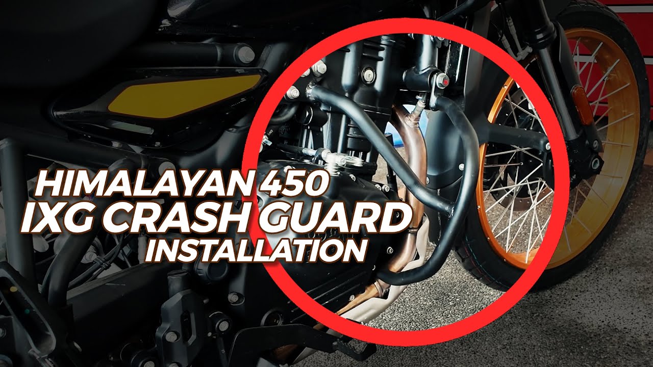 Installing IXG Crash Guard on the Himalayan 450 | Garage Install & First Look