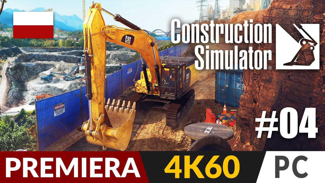 Construction Simulator PL 2022 🧱 LIVE #4 🚚 Muzeum - początek końca!