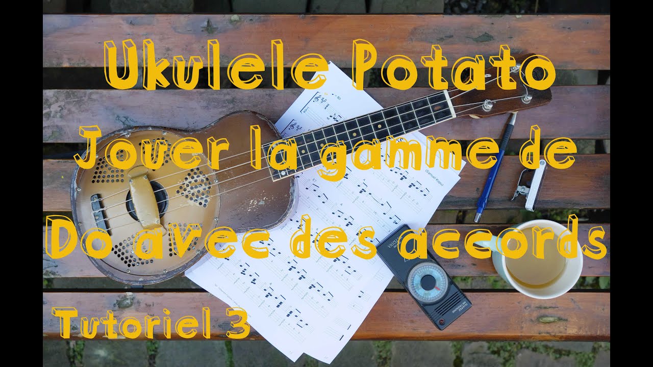 Jouer la gamme de do avec des accords