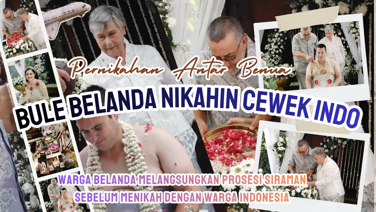 BUDAYA JAWA MENDUNIA WARGA BELANDA MELANGSUNGKAN PROSESI SIRAMAN #wedding #weddingvideo