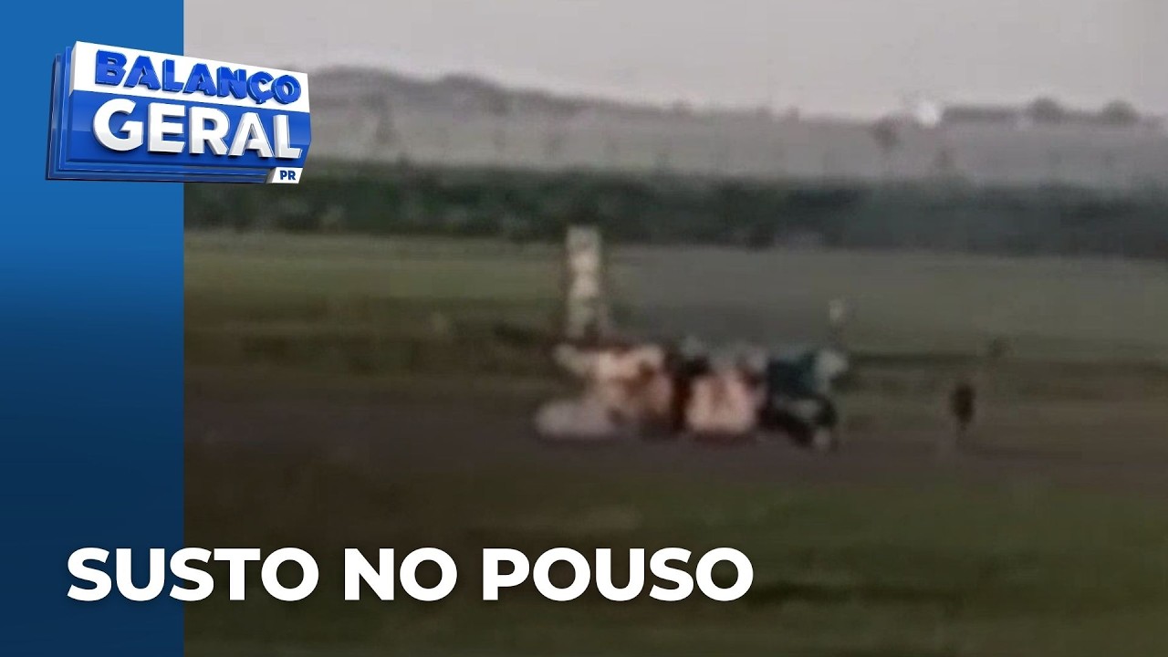 Fumaça em aeronave mobiliza equipe no aeroporto, no PR