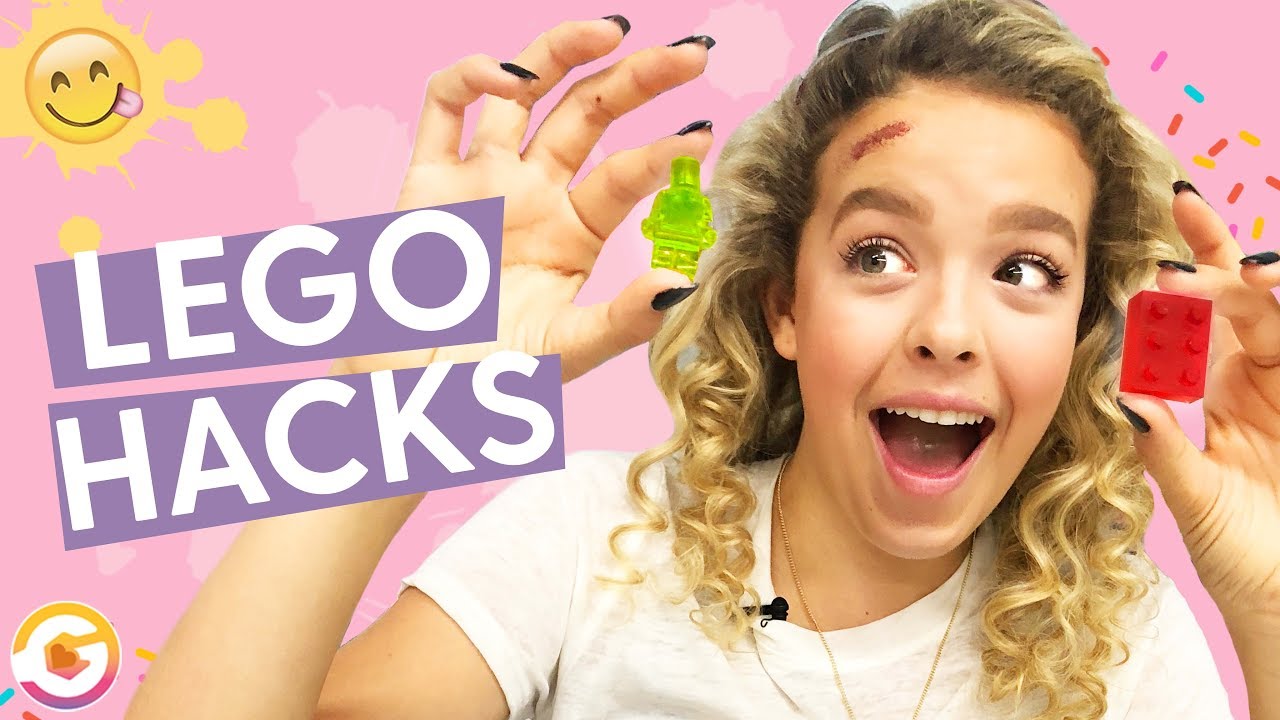 LEGO Hacks! Making Gummy LEGO & LEGO Lamp | GoldieBlox STEM toys