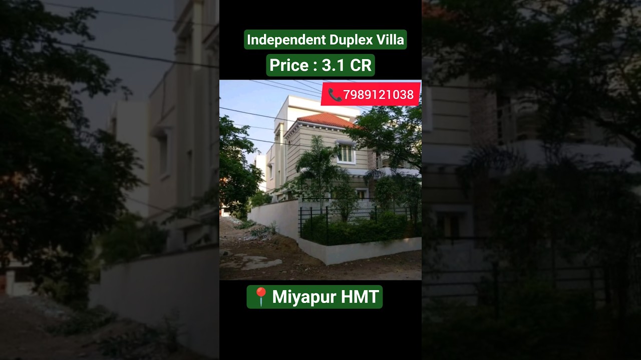 Semi Furnished Duplex Villa For Sale | Hyderabad Miyapur | Low Cost | Clear Title 