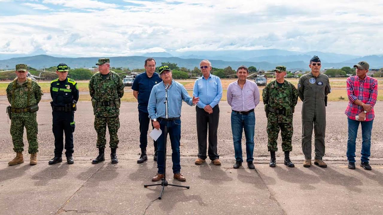 Presidente Petro luego de su visita al corregimiento de San Luis, Neiva - 3 de septiembre 2022