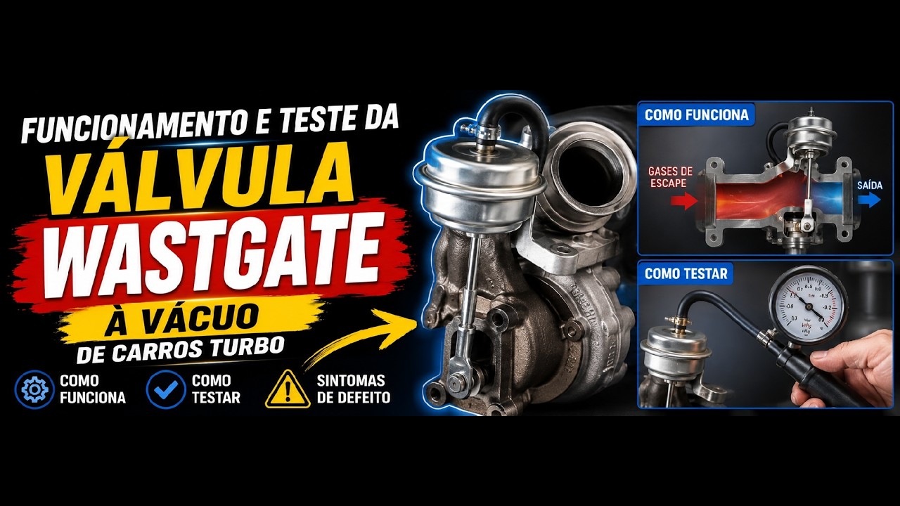 Funcionamento e Teste da Válvula Wastgate à Vácuo de Carros Turbo