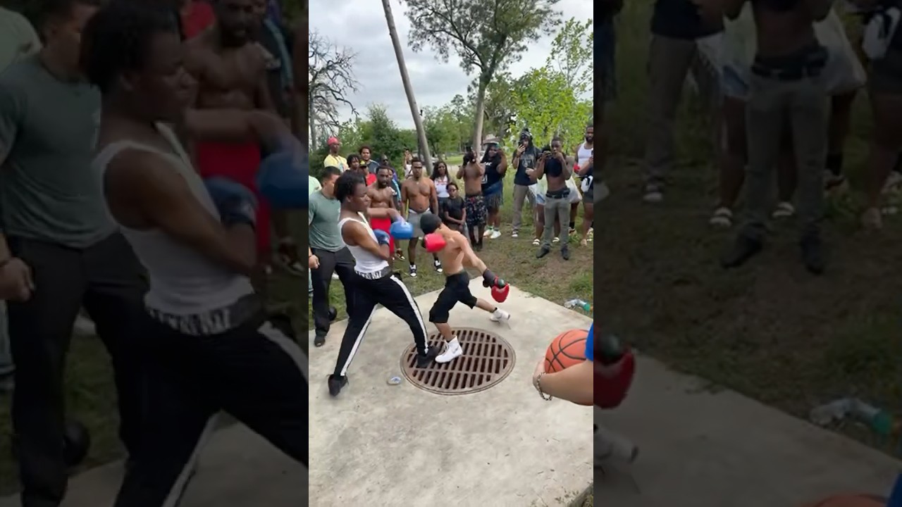 Carter Vs Lee | PUBLIC STREET BOXING&hellip;SPAR WARS !!