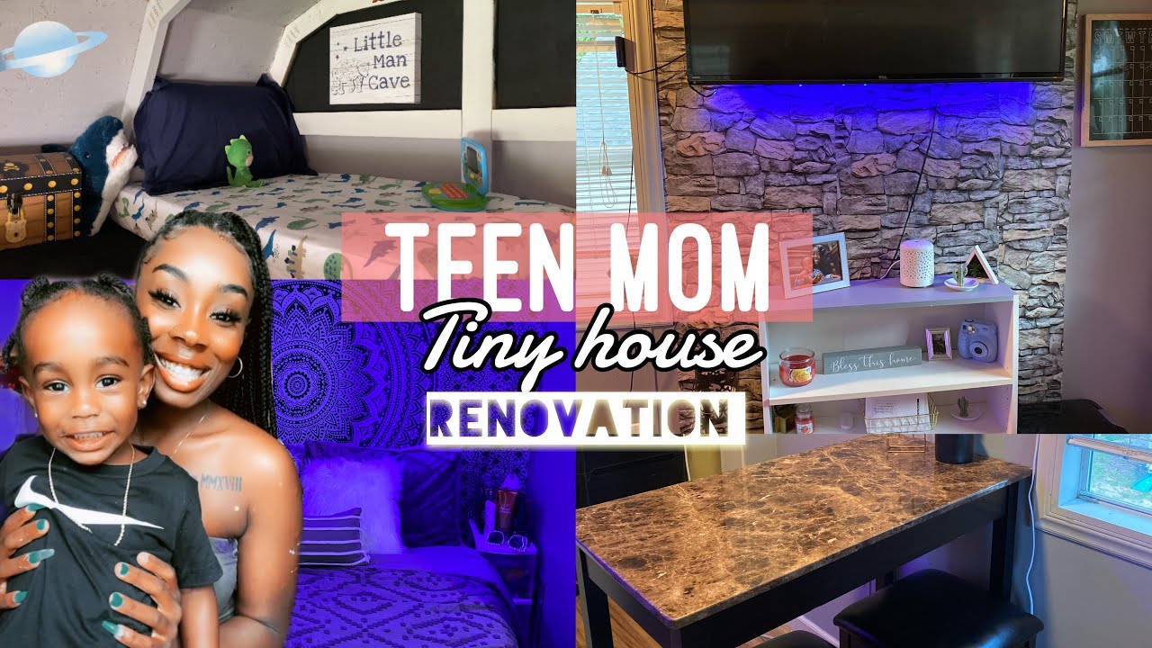 TEEN MOM: SHED TO TINY HOME RENOVATION‼️ kaiden has a room now?!