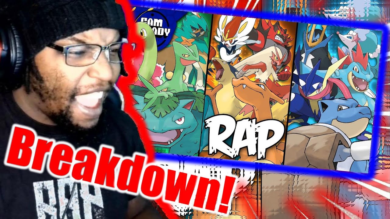 POKEMON STARTERS RAP CYPHER | Cam Steady ft. DizzyEight, VI Seconds, Shao Dow & More / DB Reaction