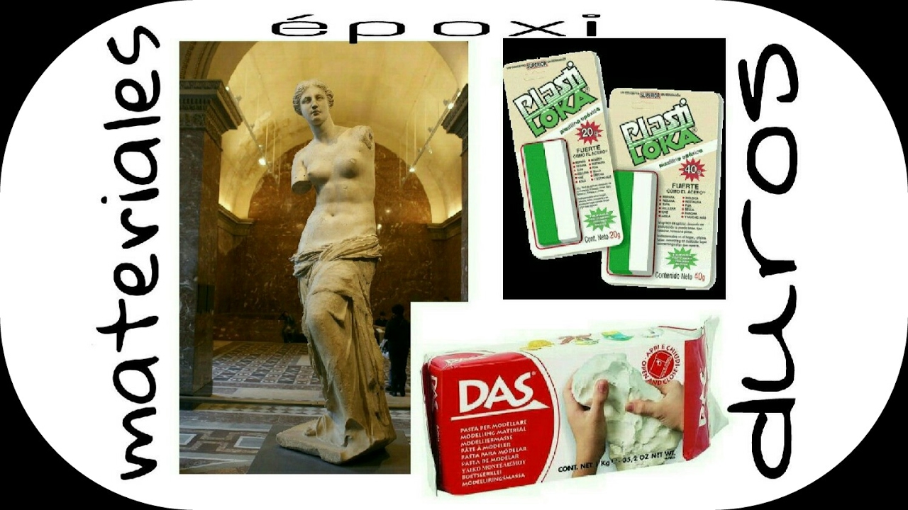4 Materiales de escultura plastilinas