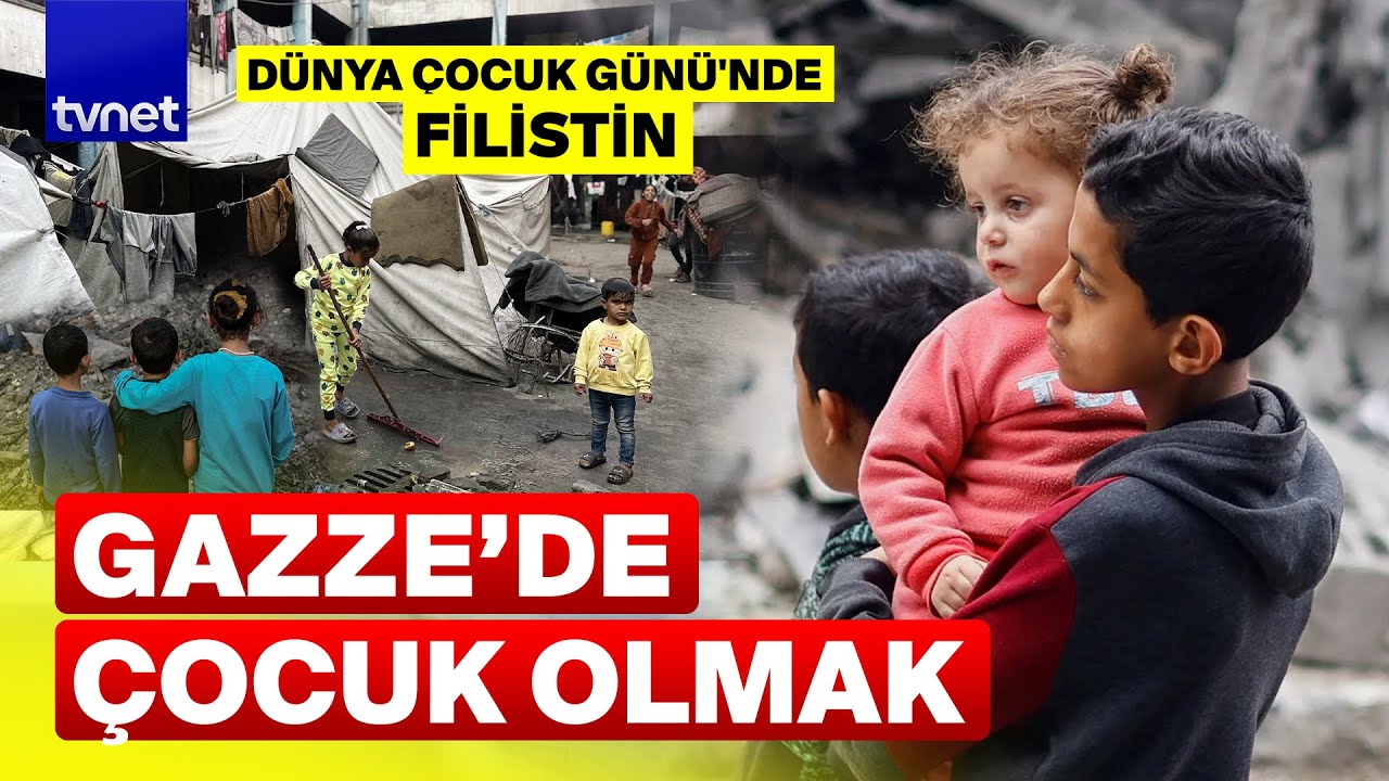 Dünya Çocuk Günü'nde Filistinli çocuklar bu haldeydi! | World Children’s Day in Gaza