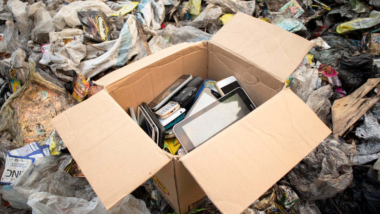 Restoration Old Phone, Found lots of old phones in cardboard boxes