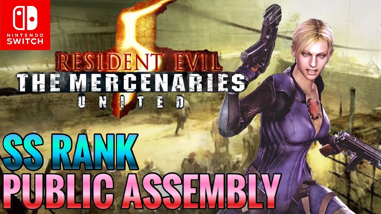 RE5 THE MERCENARIES UNITED on Nintendo Switch Jill (Battle Suit) Public Assembly SS Rank