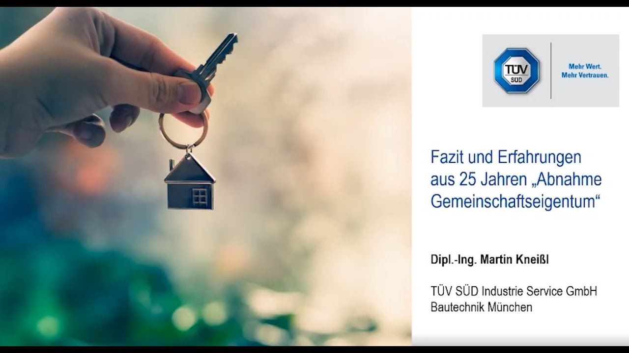 Abnahme von Gemeinschaftseigentum