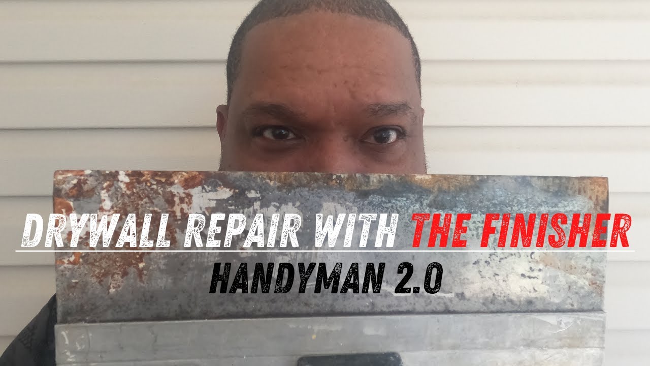 Drywall Repair with The Finisher | Handyman Jobs | Handyman Business