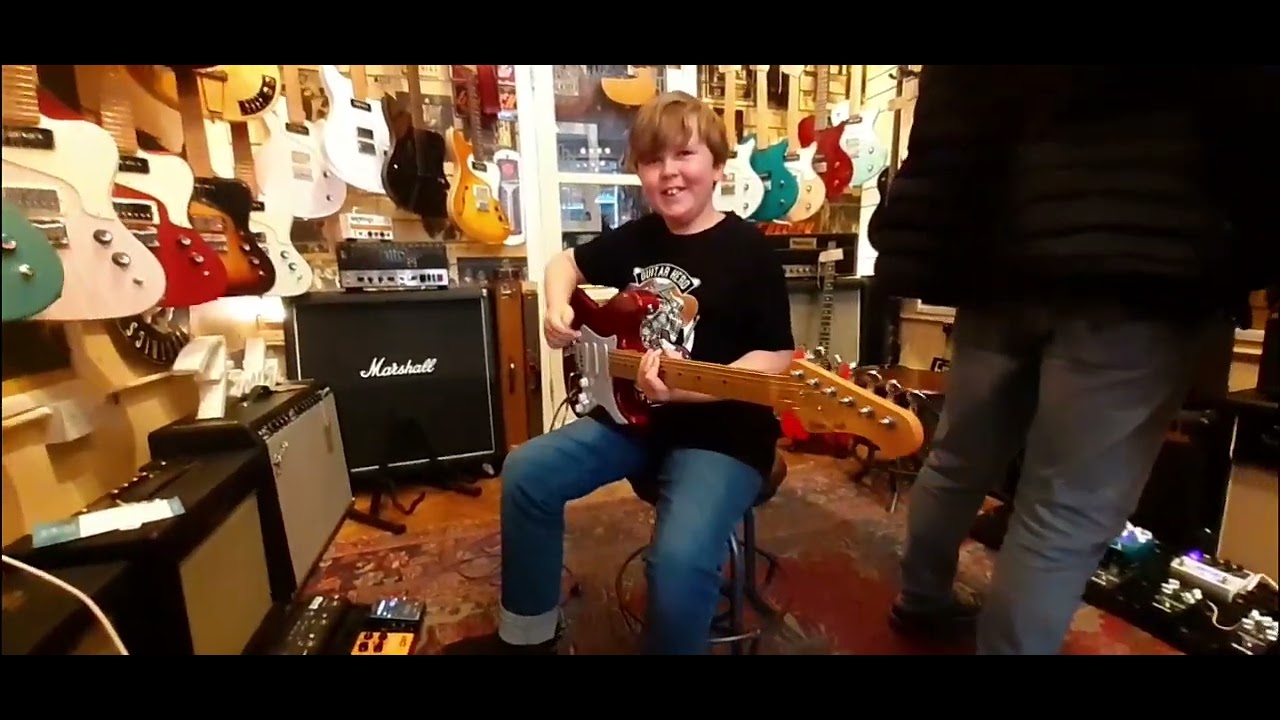 We went to Denmark Street and it was AWESOME...