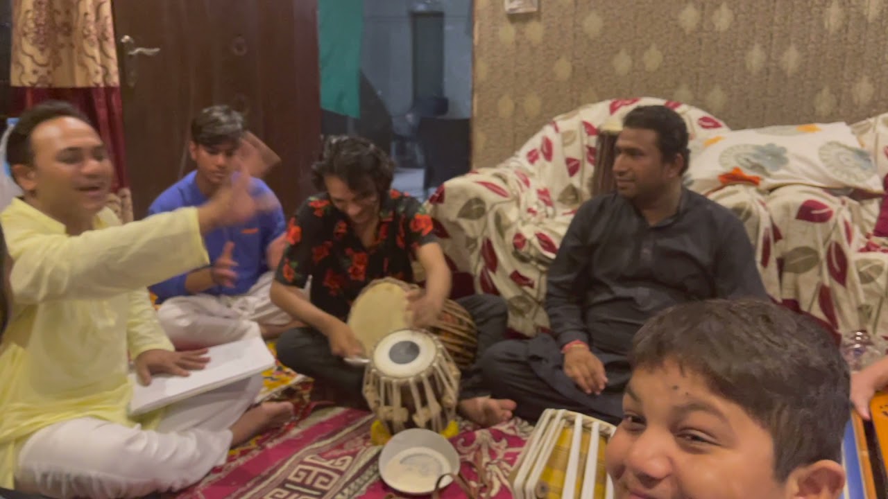 Qawwali Practice Session - Ustad Dildar Hussain & Abrar Hussain Qawwal