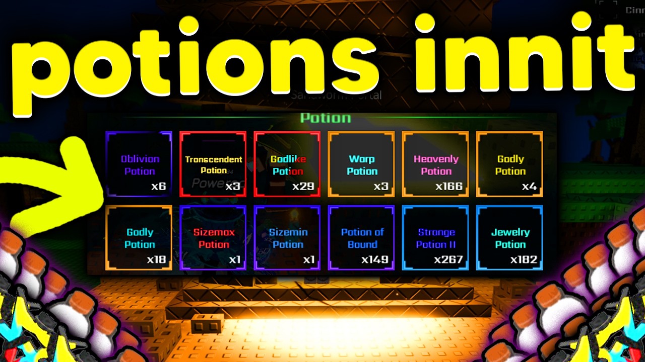 (LIVE) USING HUNDREDS OF YOUR POTIONS! | Sol's RNG
