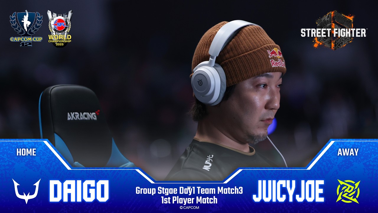 REJECT｜ウメハラ（豪鬼/C）vs NINJAS IN PAJAMAS｜JUICYJOE（JP/C）「GS1 Team Match3 1st Player Match」【SFLWC2025】