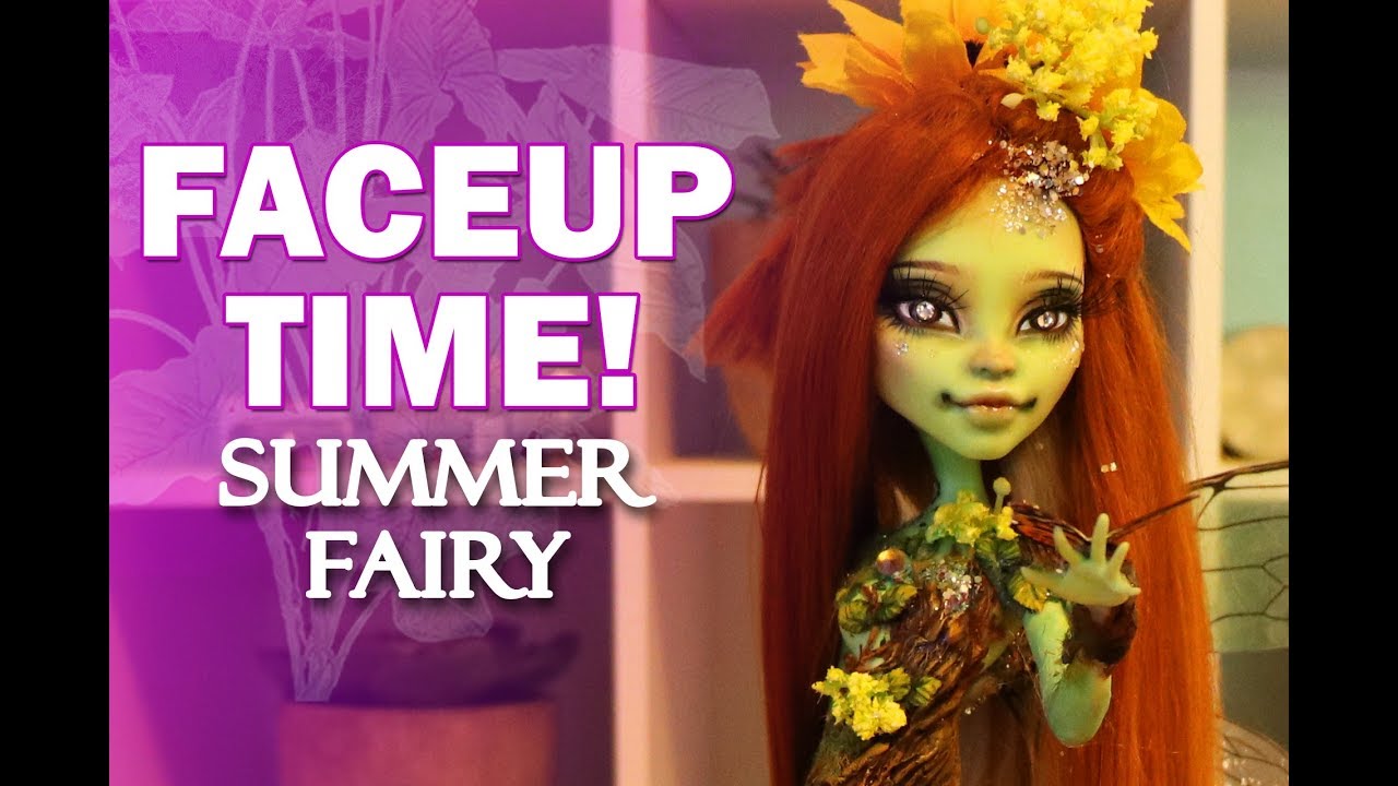 Faceup Time! OOAK Custom Monster High Fairy Doll