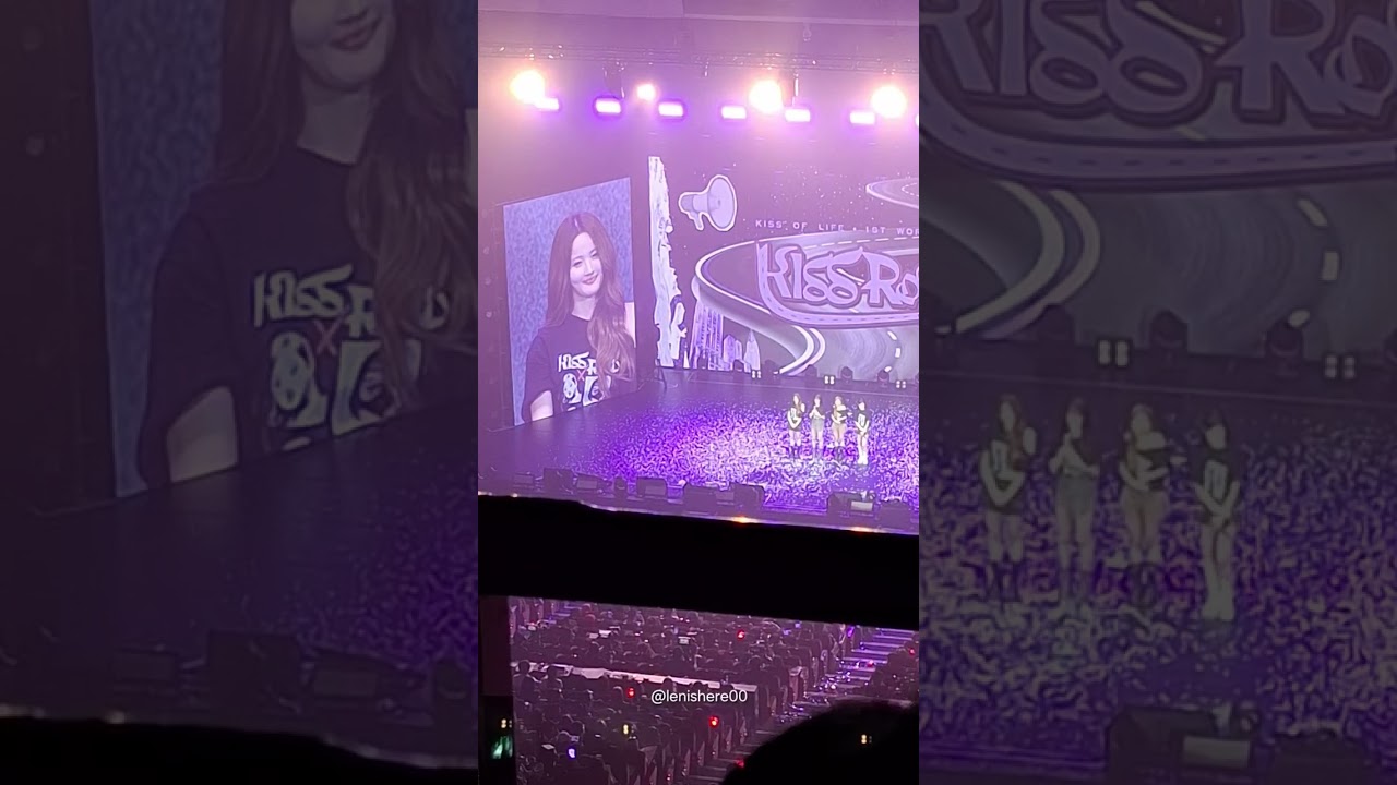 2025 KISS OF LIFE 1ST WORLD TOUR [KISS ROAD] in TAIPEI - Bye My Neverland + KISSY Cheering Video
