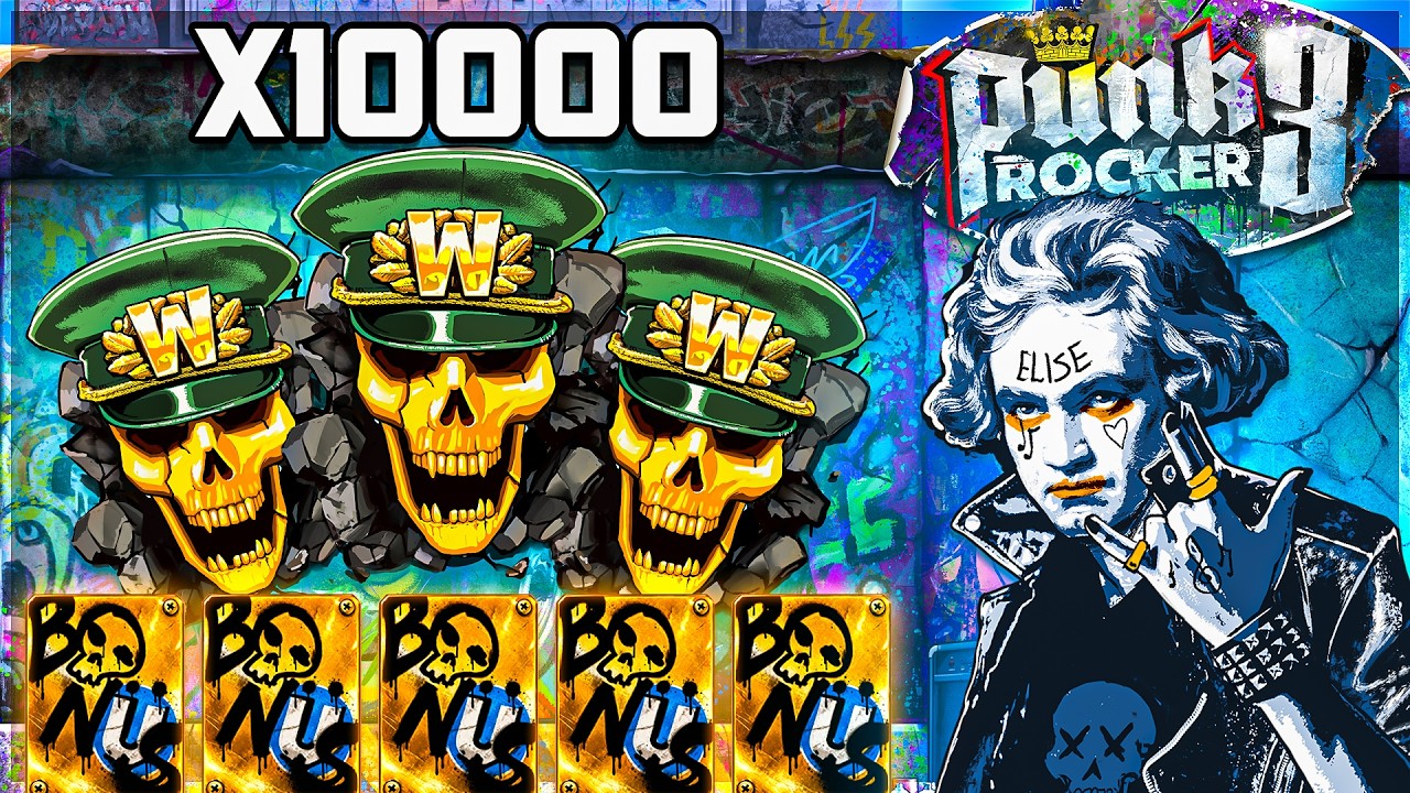 Покупаю ВСЕ бонусы в слоте PUNK ROCKER 3!! (НОВИНКА)