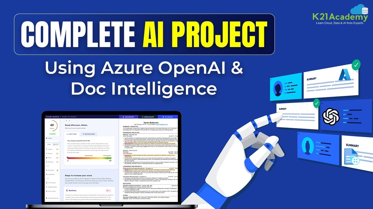 Intelligent Resume Screening Solution with Azure OpenAI & Doc Intelligence |  Hands-On AI Project