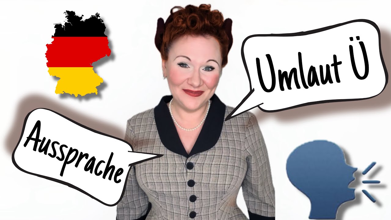 Aussprache Umlaut ü. Deutsch sprechen akzentfrei. German pronunciation