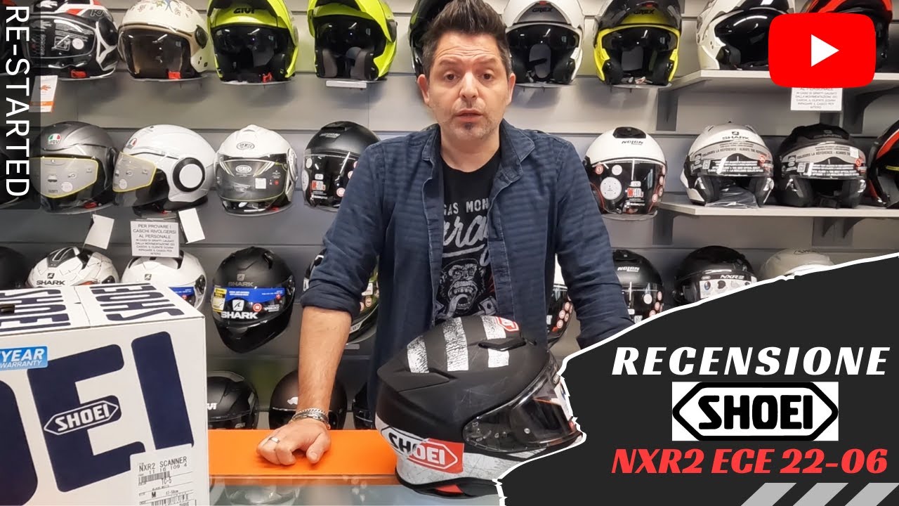Recensione Casco integrale Shoei NXR2 ECE 22-06