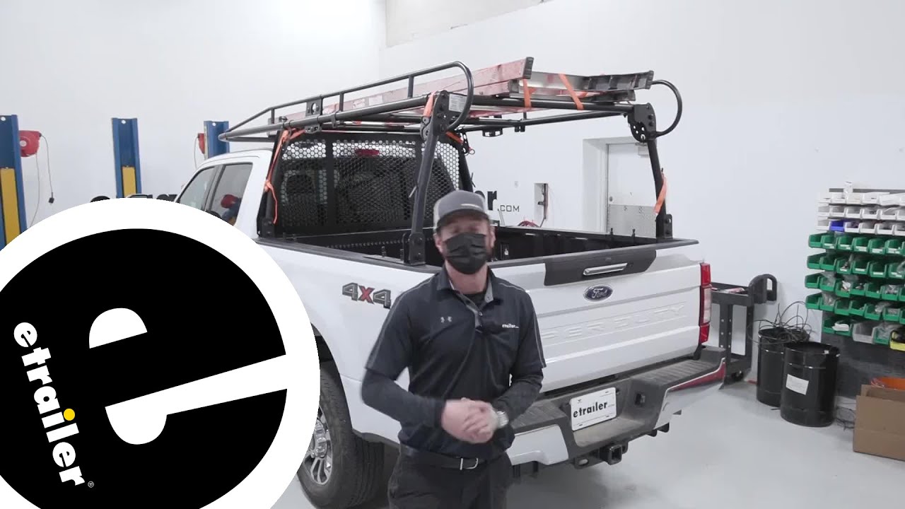 Buyers Products Over-The-Cab Truck Bed Ladder Rack Installation - 2021 Ford F-250 Super Duty