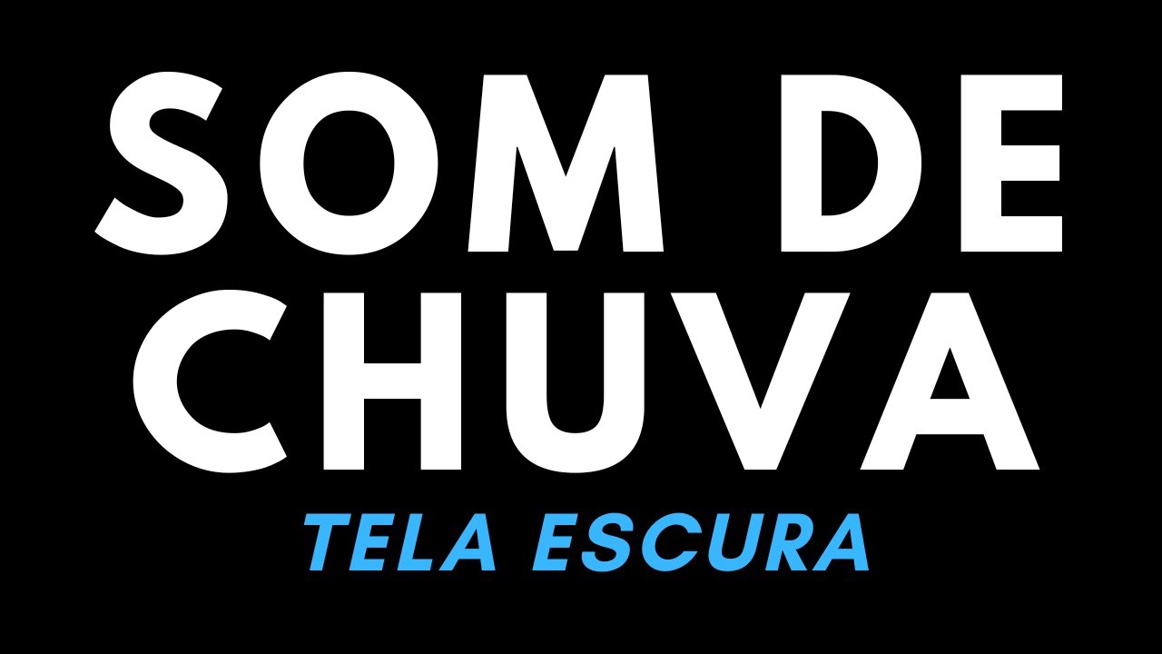 ☔ BARULHO de CHUVA PARA DORMIR suave real - som de chuva para relaxar estudar ASMR REAL