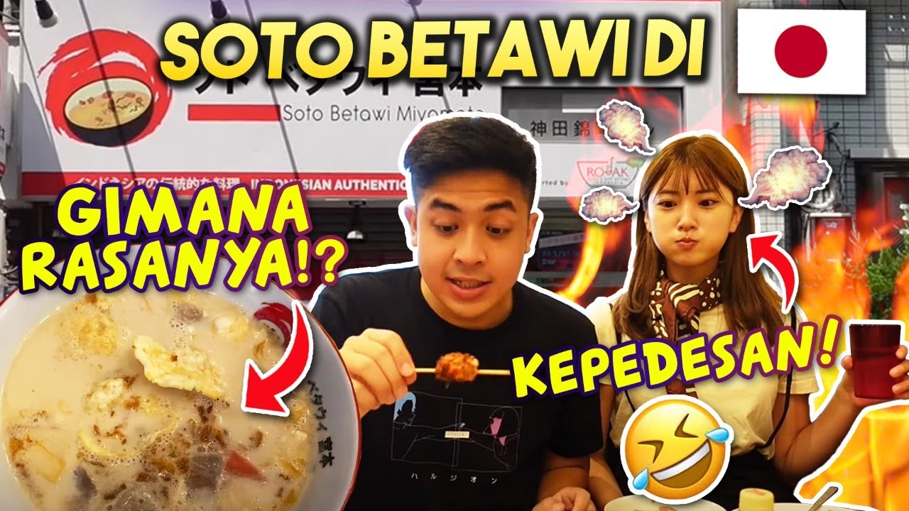 NEMU RESTORAN SOTO BETAWI DI JEPANG! LANGSUNG KETAGIHAN!? | VLOG JEROME & HITOMI