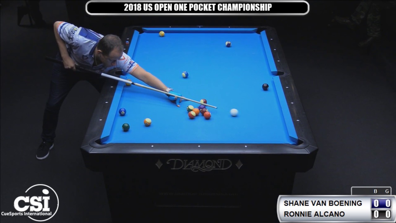 2018 US Open One Pocket Championship: Shane Van Boening vs Ronnie Alcano