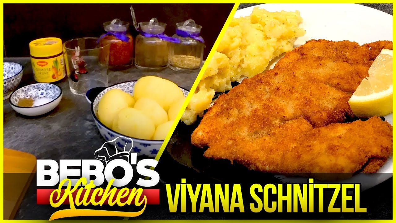 VİYANA USULÜ SCHNITZEL ve ALMAN PATATES SALATASI *DÜNYACA ÜNLÜ LEZZET* Viyana Şnitzel nasıl yapılır?