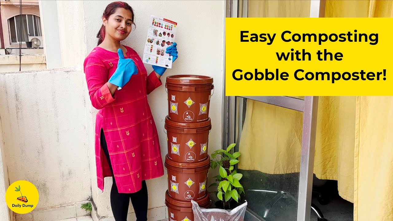 Gobble Stack Composter: Hassle-free & smell-free composting!