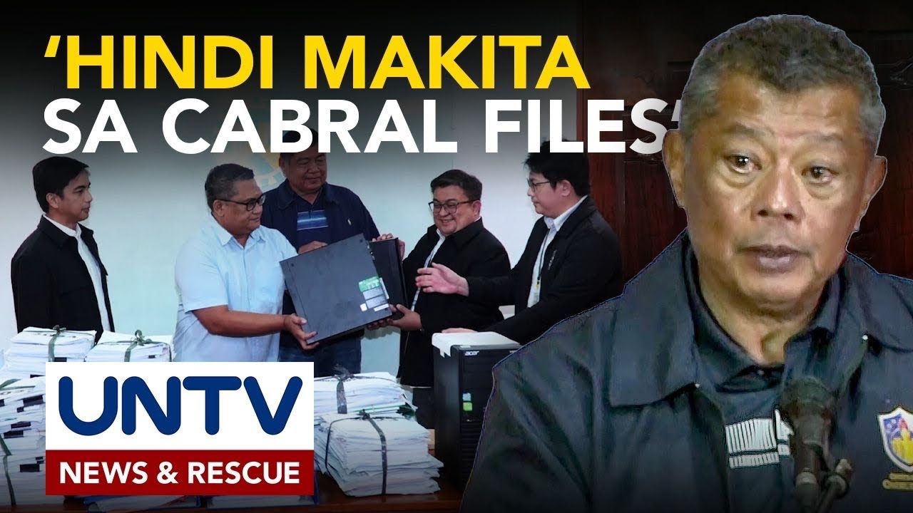 Computer ni Cabral nabuksan na; ilang files, hindi umano makita ayon sa Ombudsman